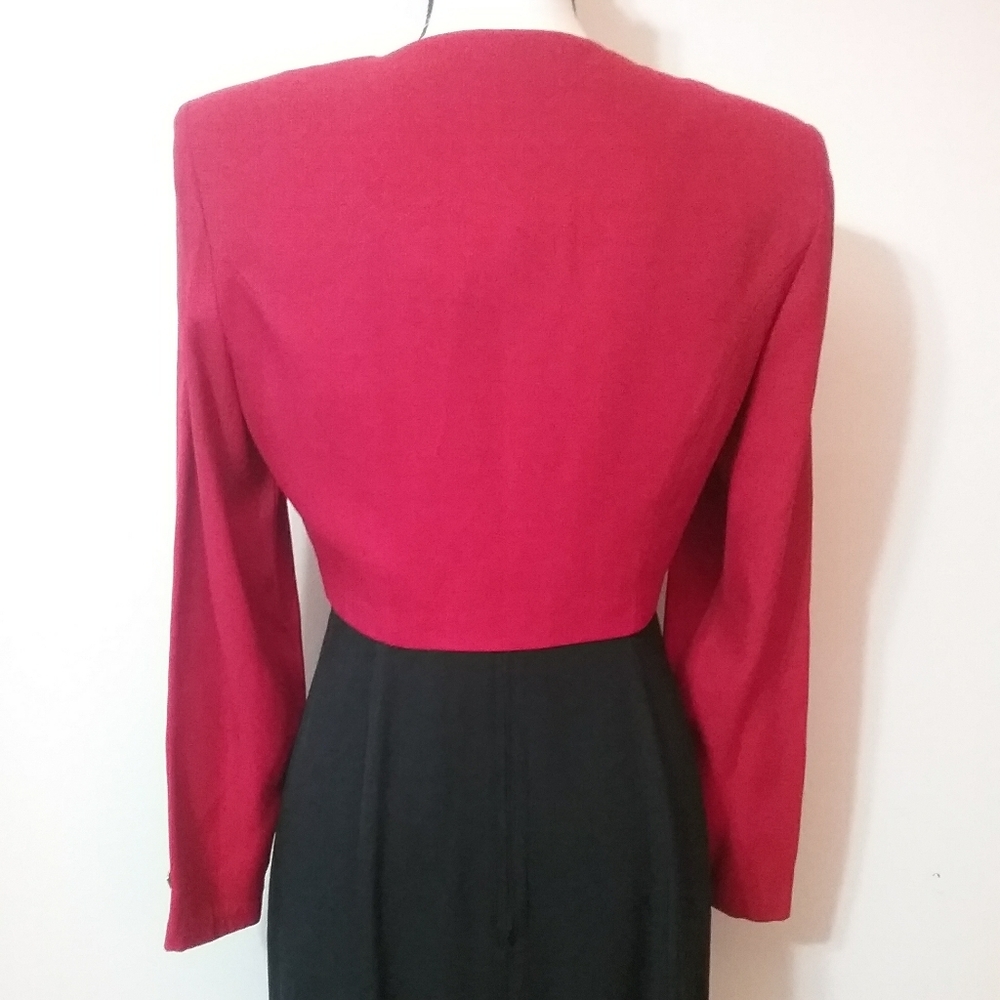 Vintage 1980's "Scarlett" Two Piece Dress Set - Picture 5 of 10